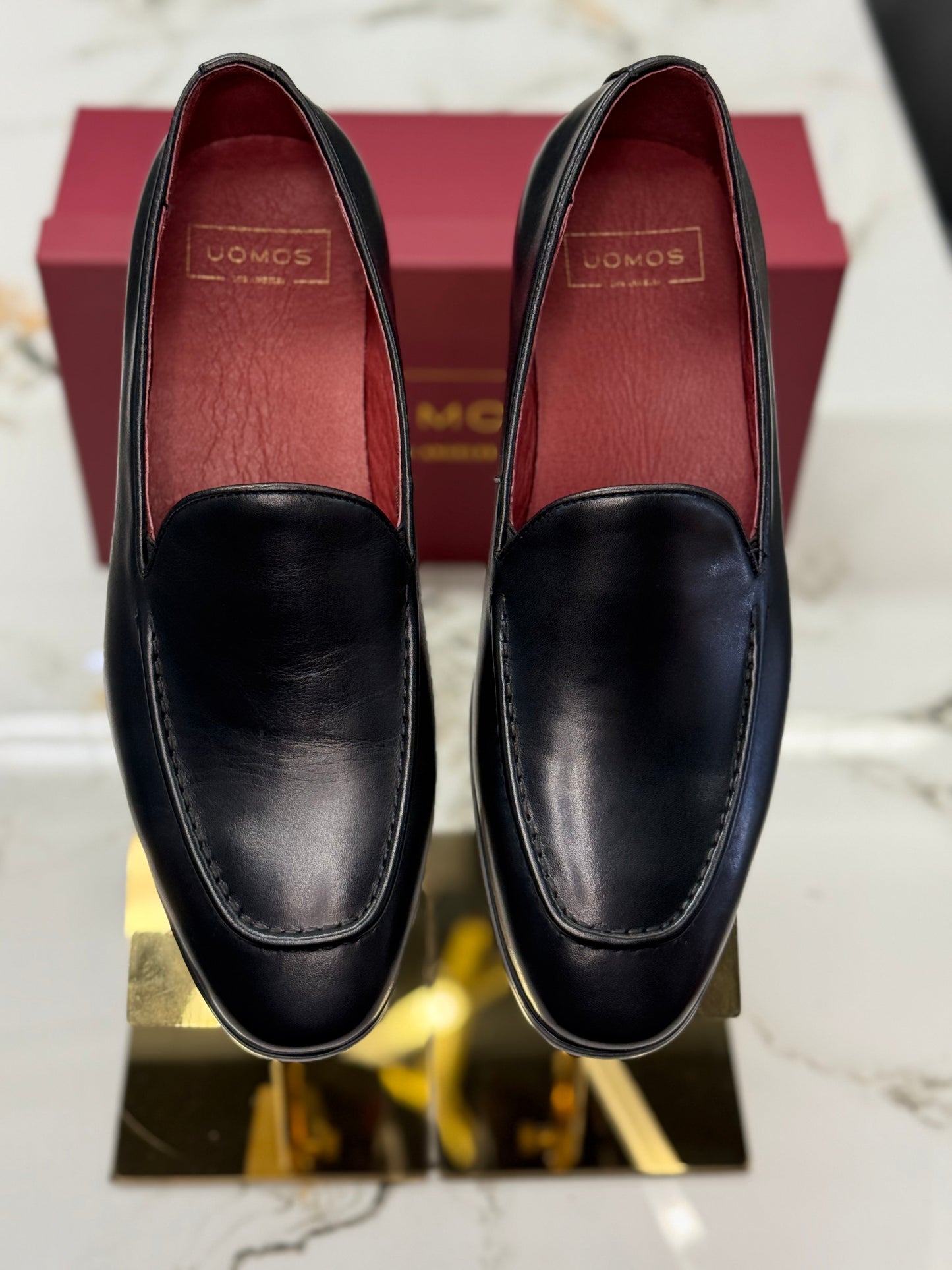 UOMOS Black loafers