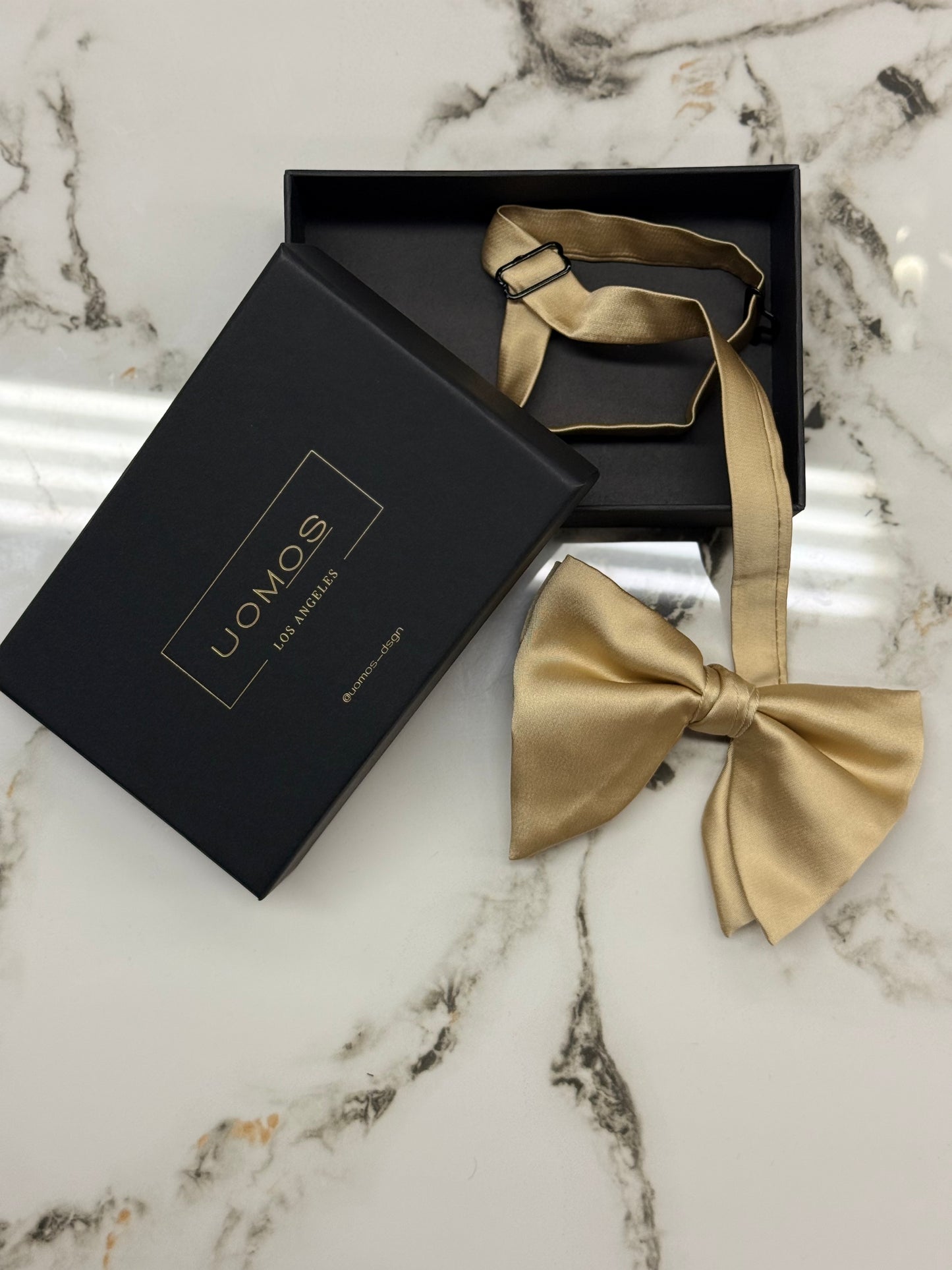 Gold Big butterfly bow tie