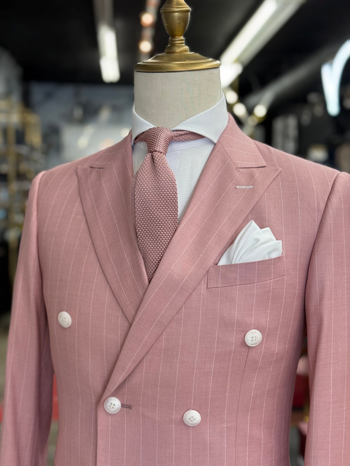Knitted Dusty Pink Necktie