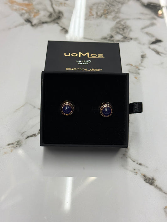 Azure Prestige Rose Gold Cufflinks