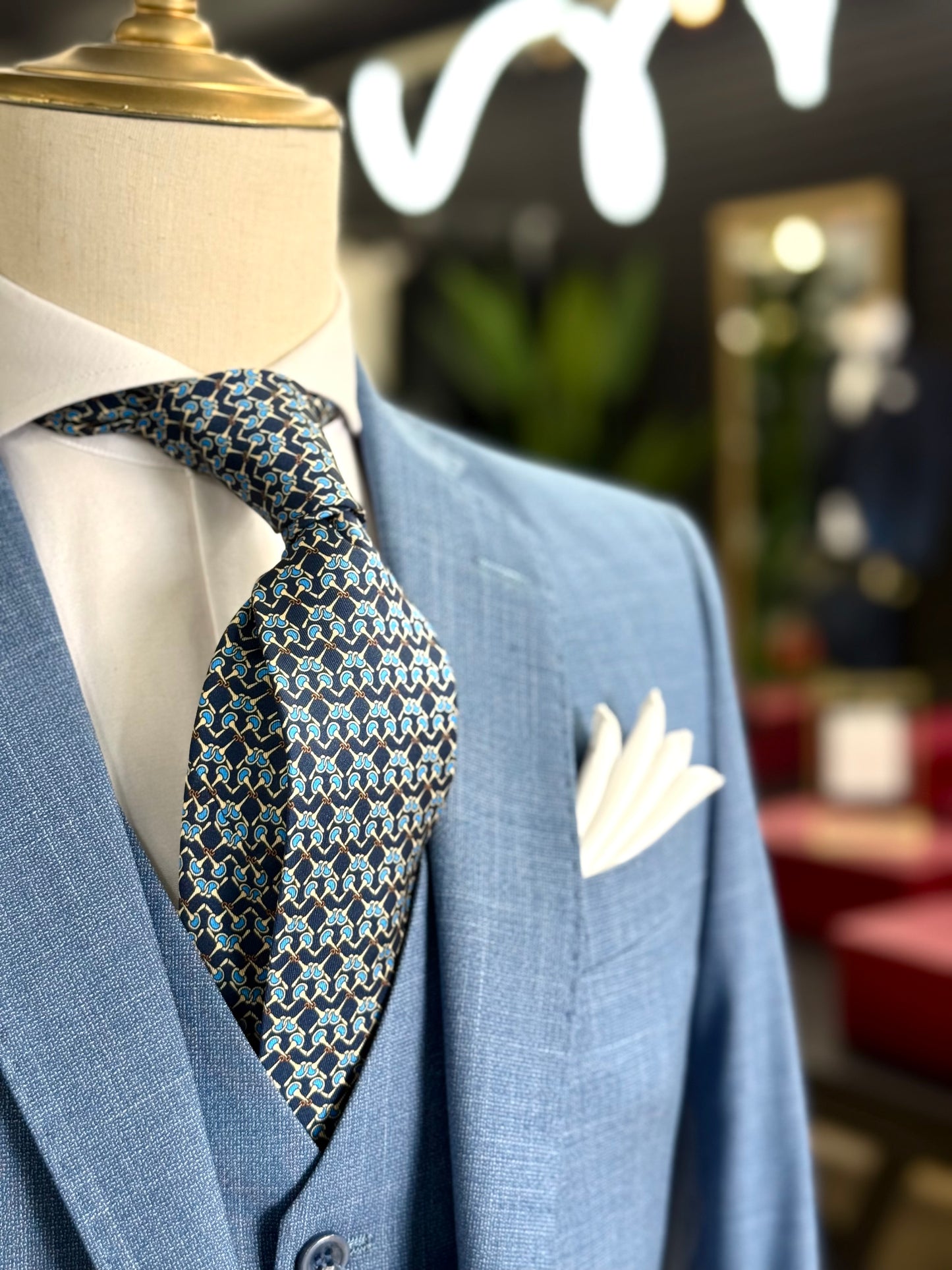 Necktie Horsebit Midnight Blue