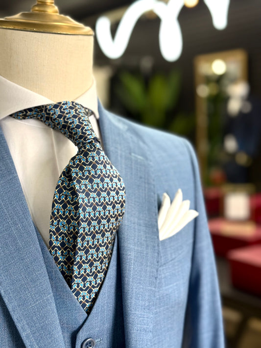 Necktie Horsebit Midnight Blue