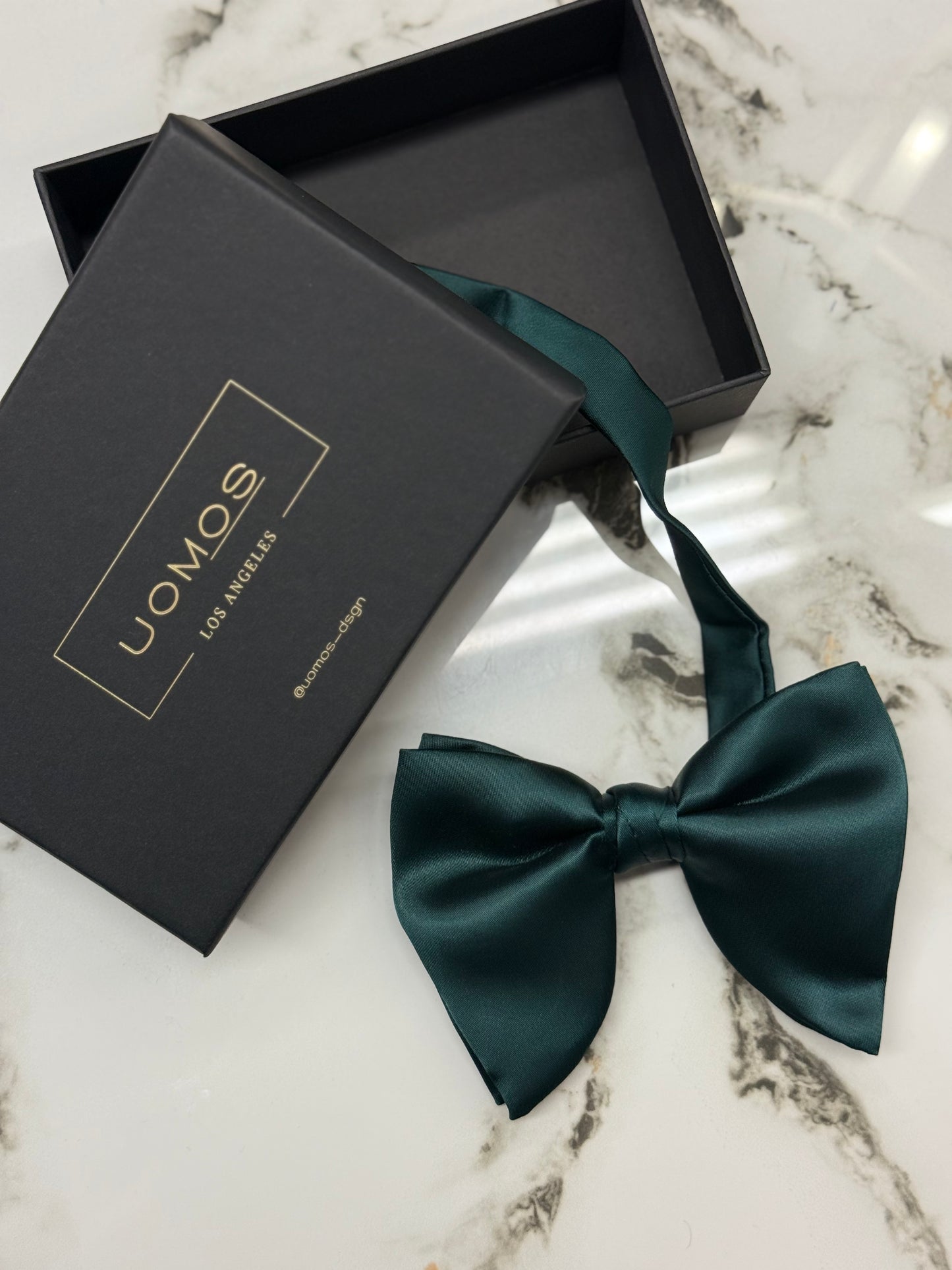 Hunter Green Big butterfly bow tie