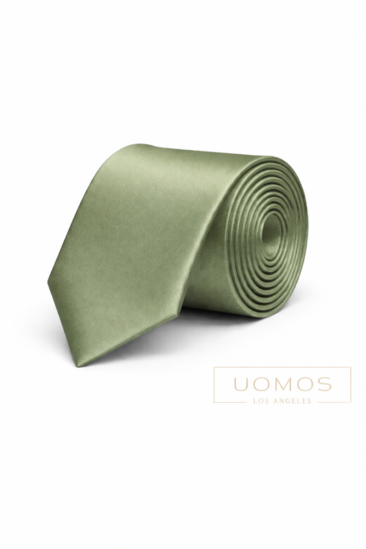 Sage Green Tie & Pocket Square Set