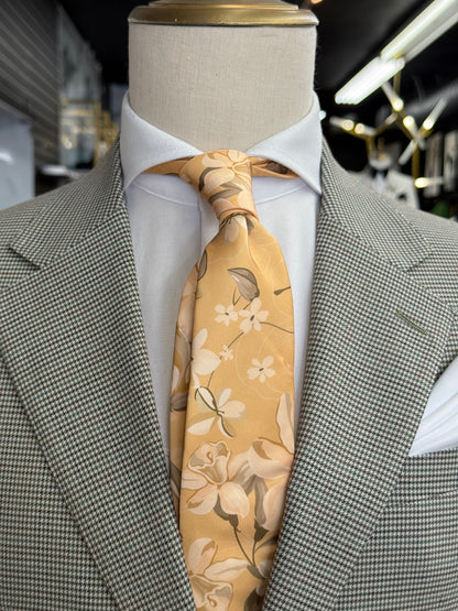 Necktie Floral Golden Meadow