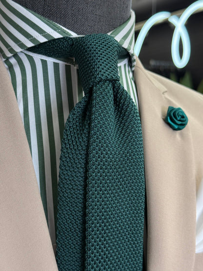 Knitted Hunter Green Necktie