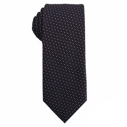 Necktie Rich chocolate and blue floral