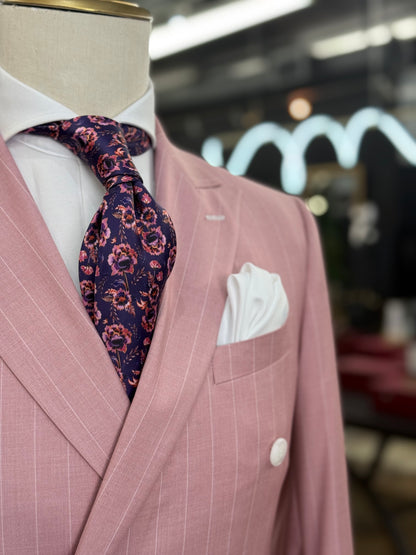 Necktie Floral Pink & Purple