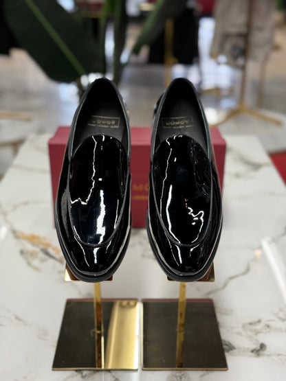 UOMOS Loafers Black pure patent leather Tuxedo