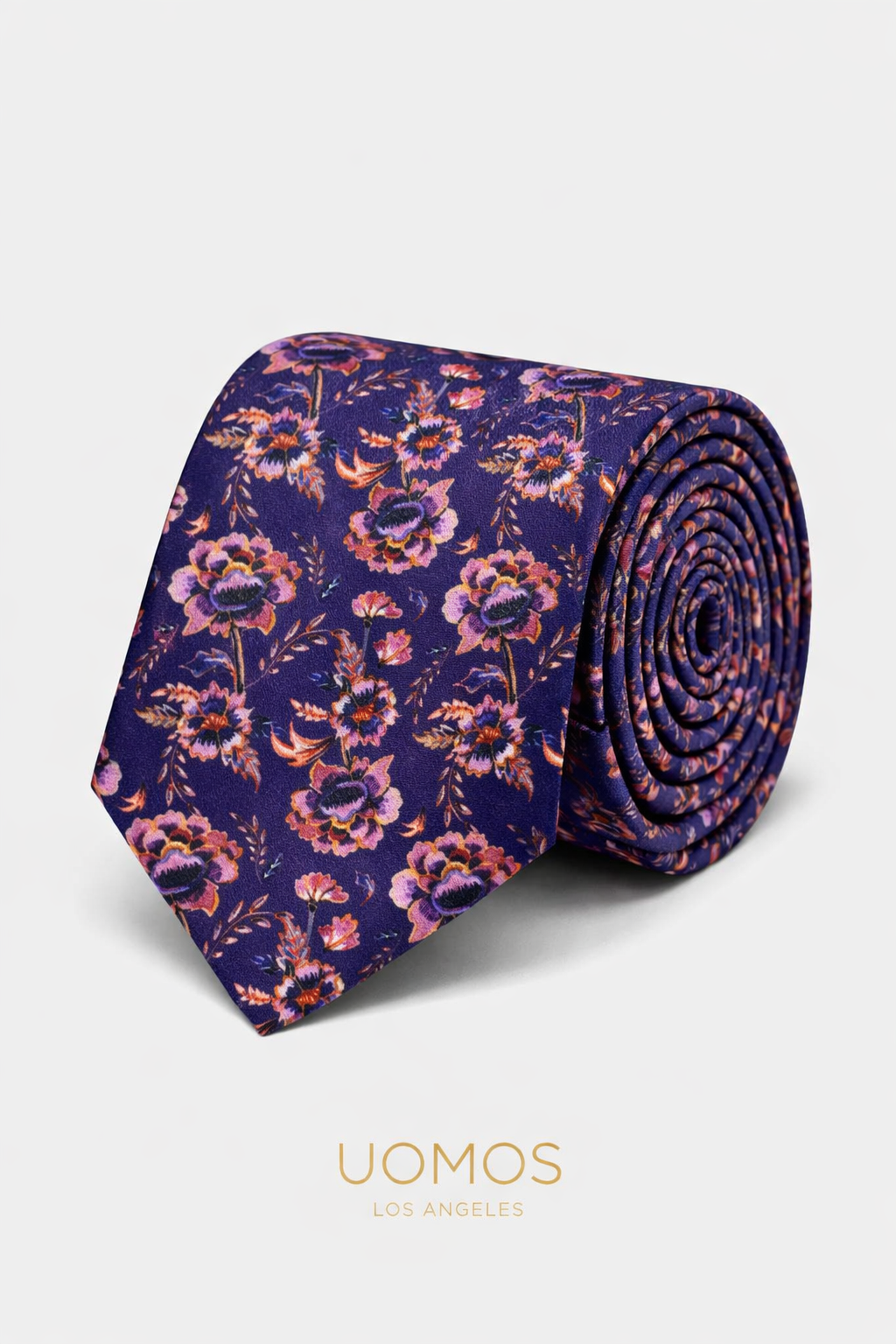 Necktie Floral Pink & Purple