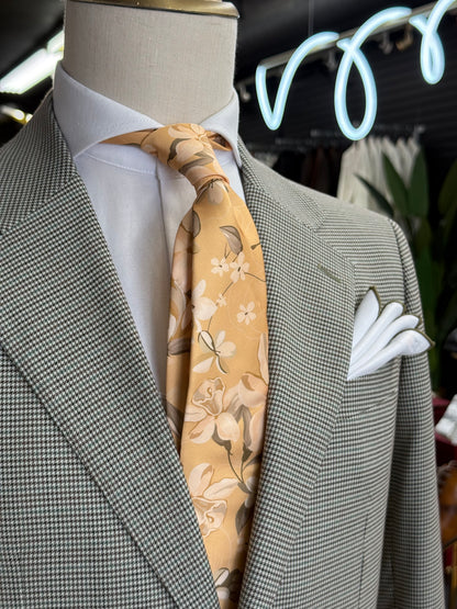 Necktie Floral Golden Meadow