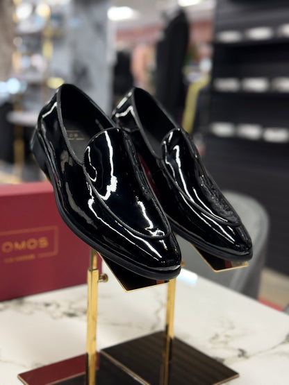UOMOS Loafers Black pure patent leather Tuxedo