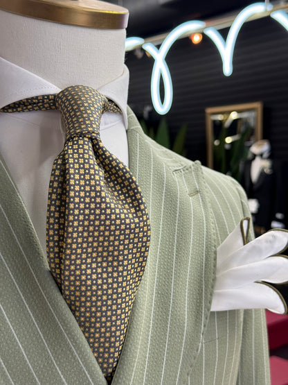 Necktie Yellow and Green