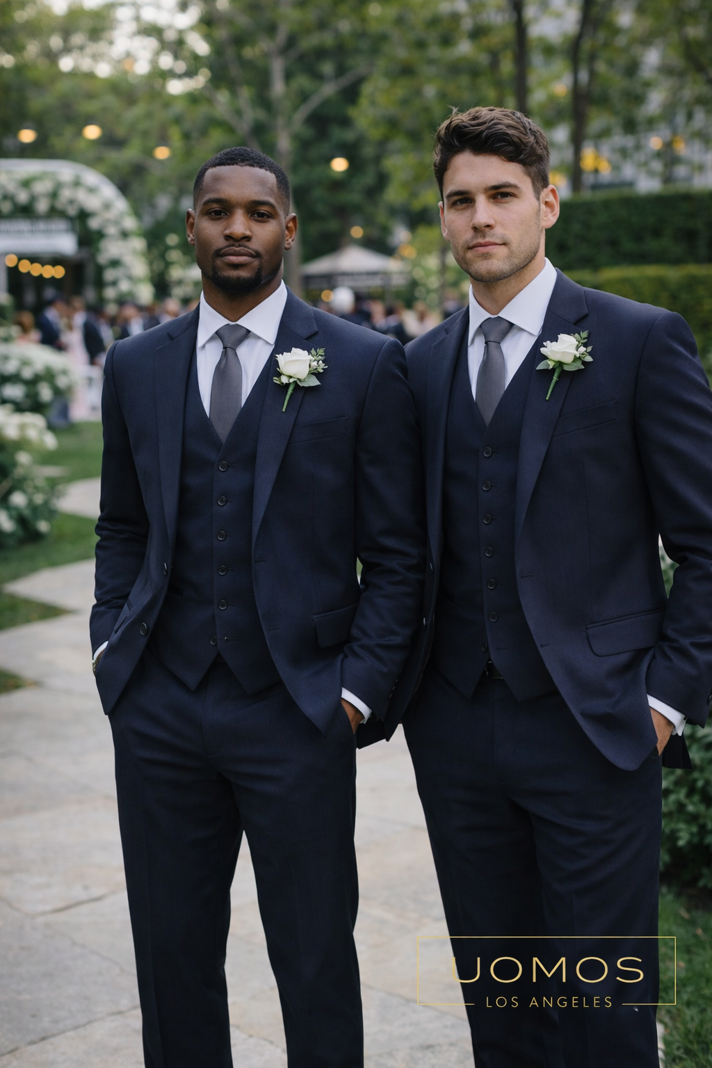Charcoal Steel Grey Tie & Pocket Square Set