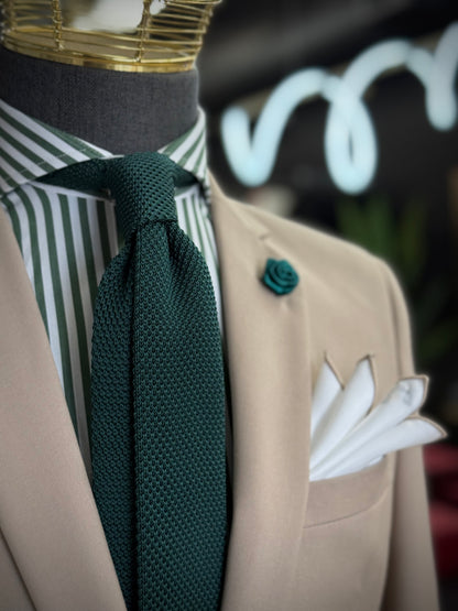 Knitted Hunter Green Necktie