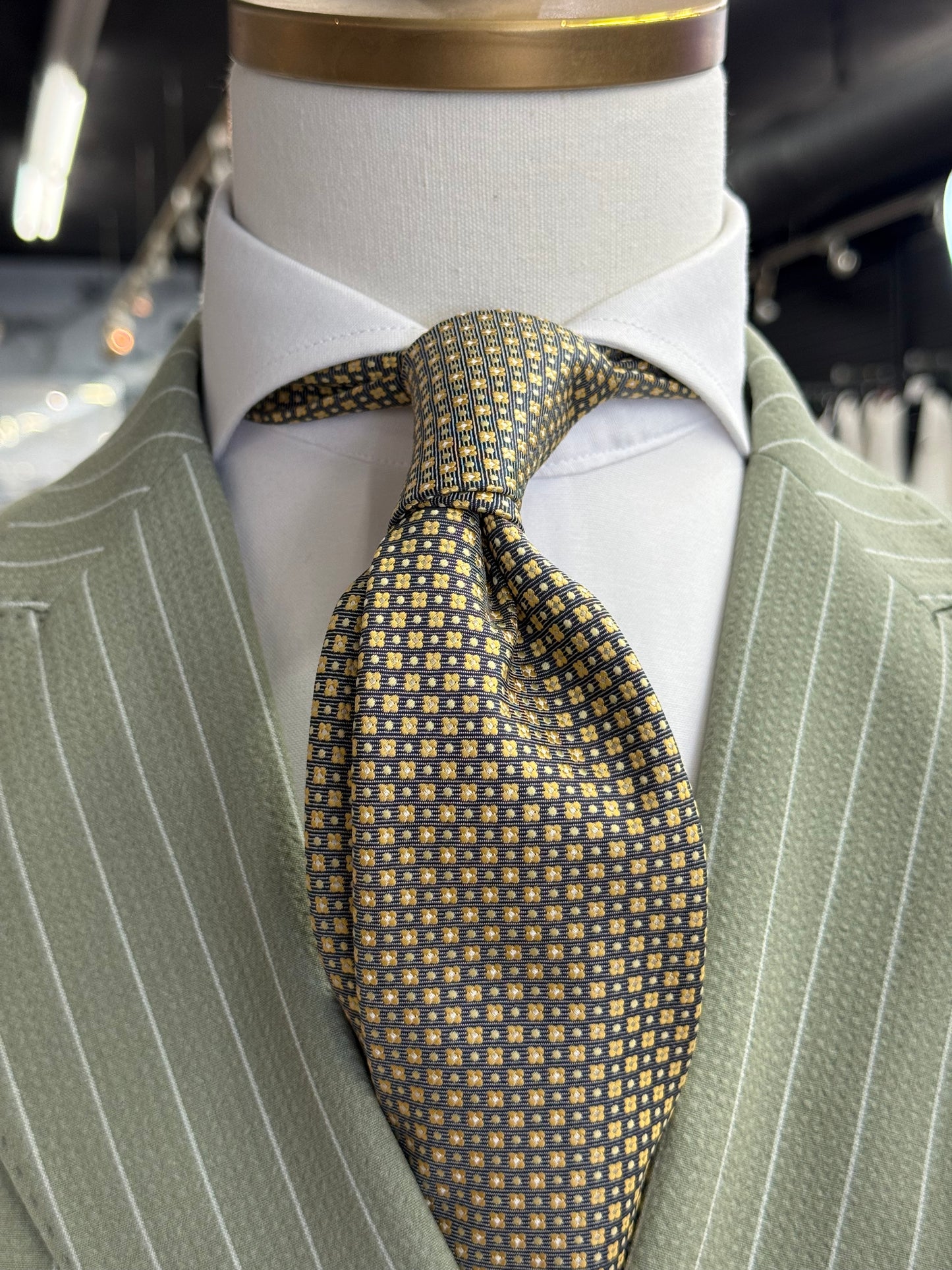 Necktie Yellow and Green