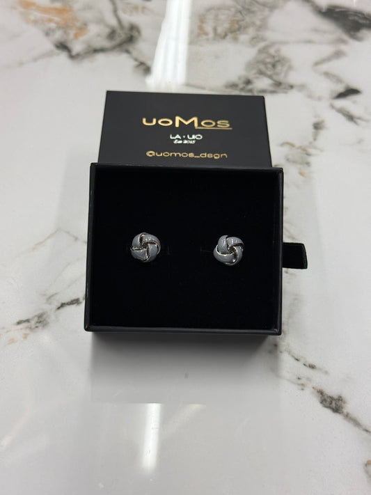 Silver Knot Cufflinks