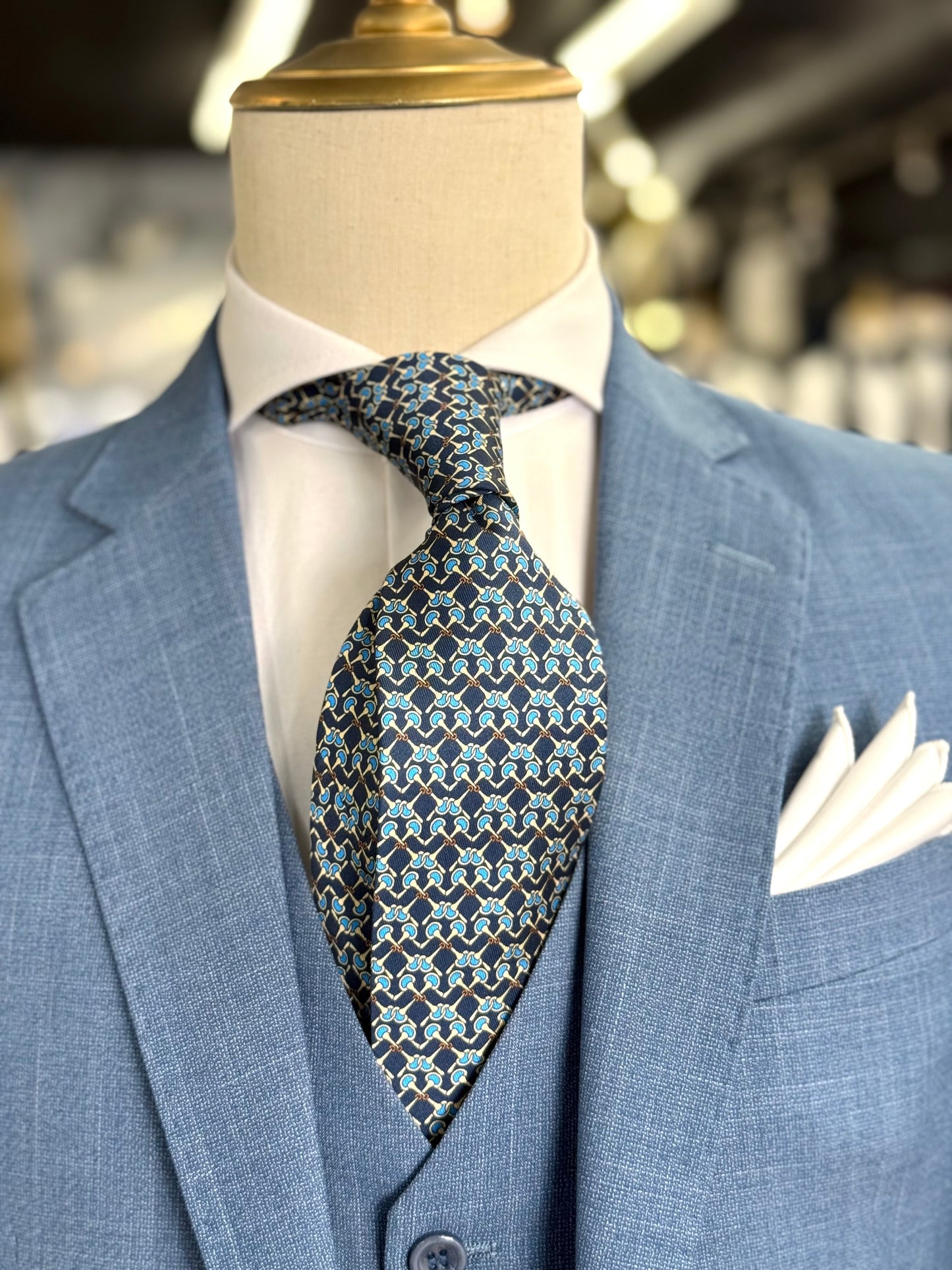 Necktie Horsebit Midnight Blue