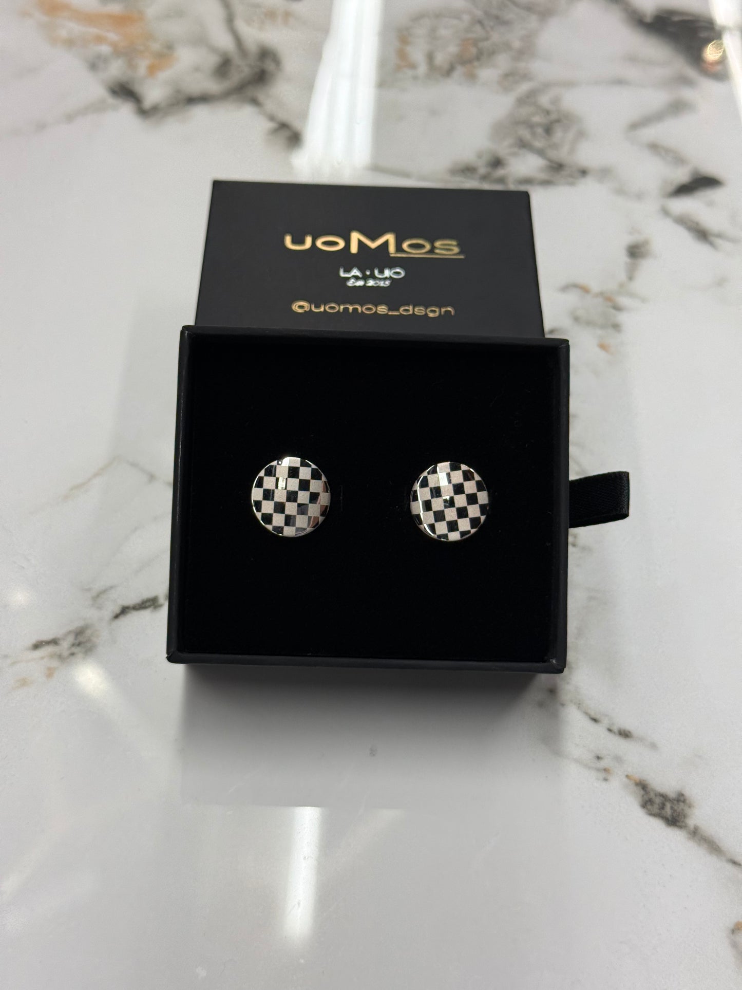 Racing Grid Silver Links