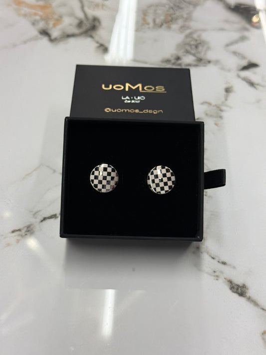 Racing Grid Silver Links