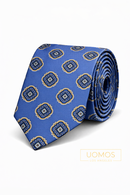 Necktie Medallion Midnigth & Bronce