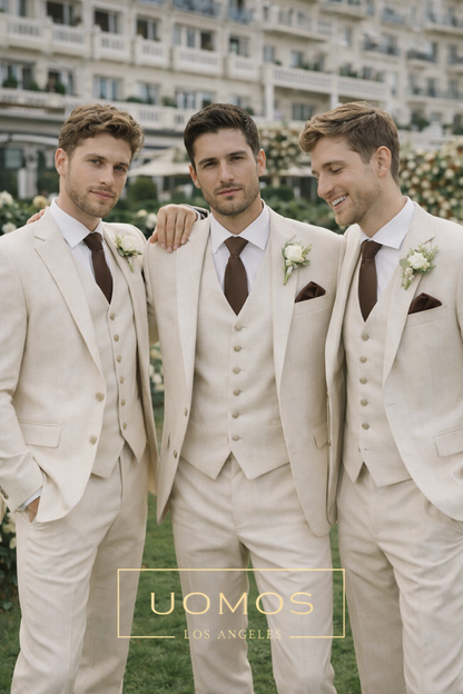 Chocolate Brown Tie & Pocket Square Set