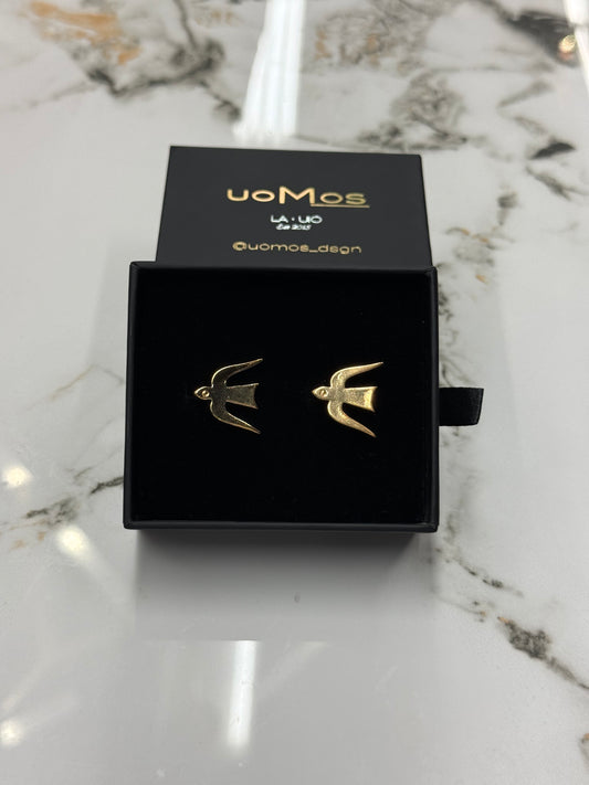 Gold Wing Cufflinks