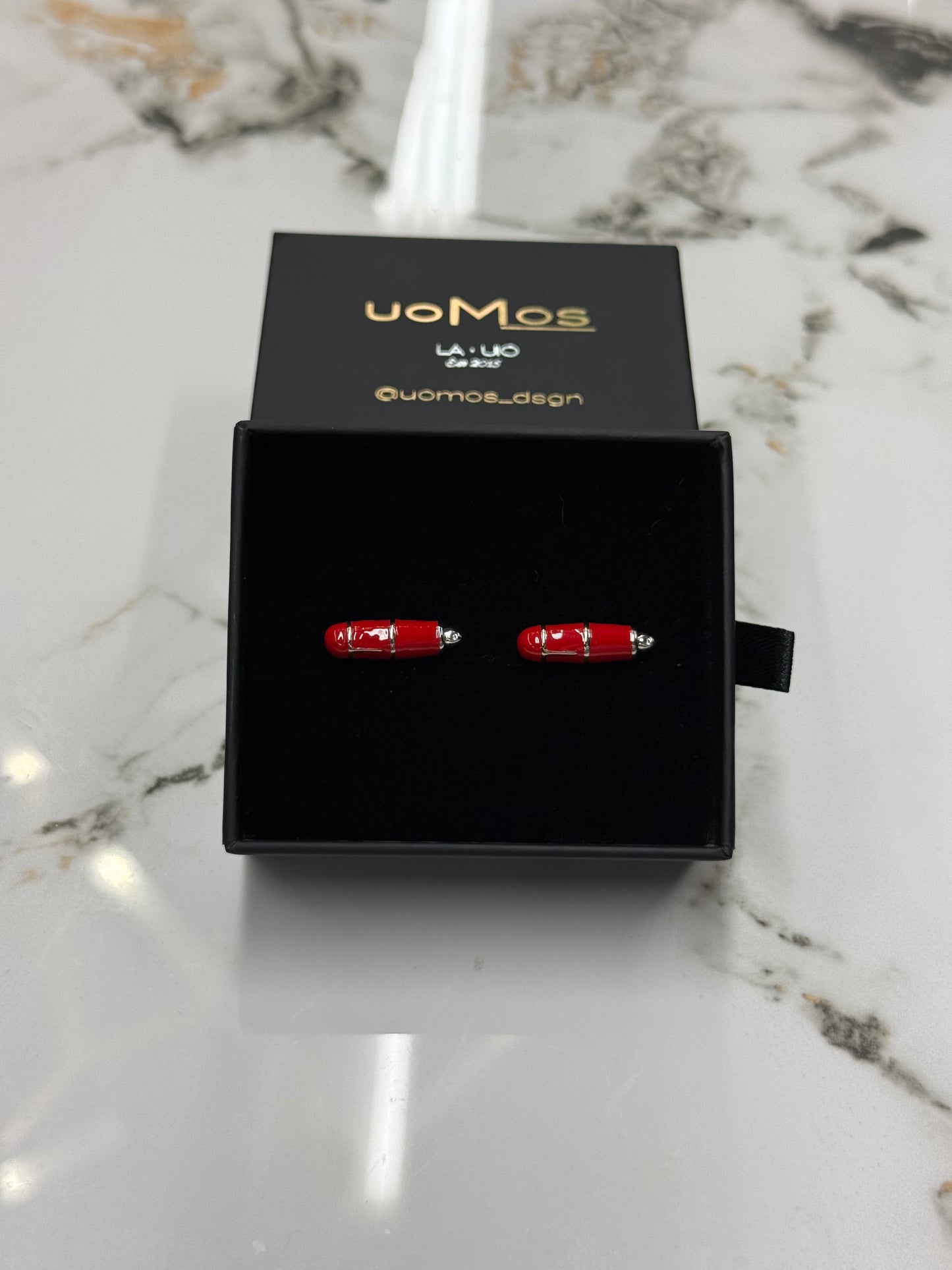 Classic Red Pen Cufflinks