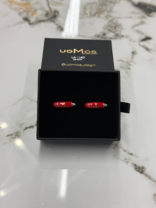 Classic Red Pen Cufflinks