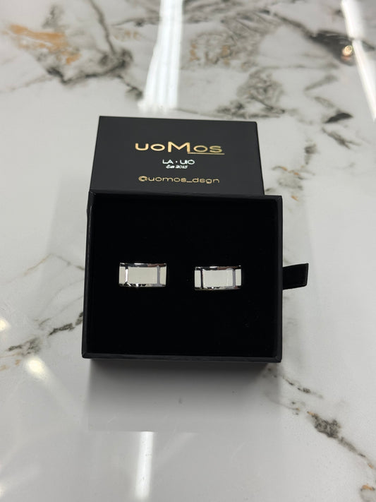 White Formal Cufflinks