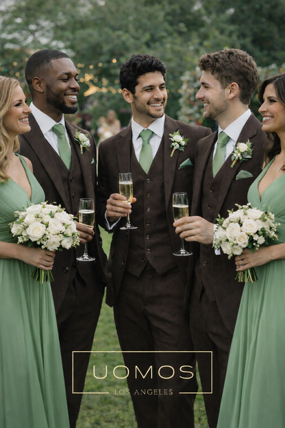 Sage Green Tie & Pocket Square Set