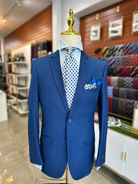 Indigo Blue 2pc suit